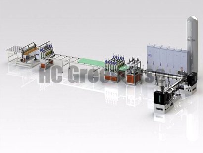 XPS擠出聚苯乙烯發(fā)泡板生產線